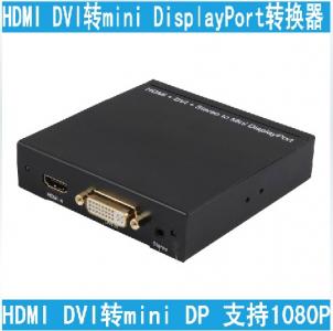 HDMI DVI 转Mini DisplayPort DP 转换器PC连接苹果显示器
