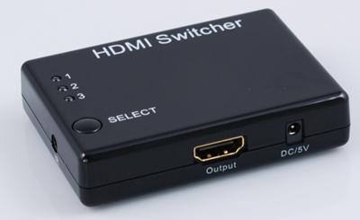 HDMI3进1出三进一出切换器 1.4版3D 1080P 带遥控